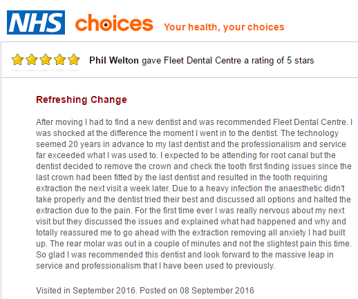 Amazing NHS Feedback!